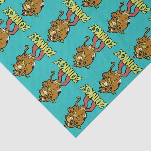 Scooby-Doo and Shaggy Zoinks! Tissuepapier (Detail)