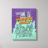 Scooby-Doo and the Gang "Haunted House" Canvas Afdruk (Voorkant)