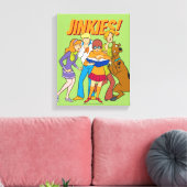 Scooby-Doo and the Gang Investigate Book Canvas Afdruk (Insitu (Woonkamer))
