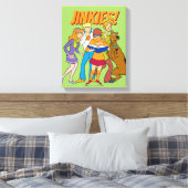 Scooby-Doo and the Gang Investigate Book Canvas Afdruk (Insitu (Slaapkamer))