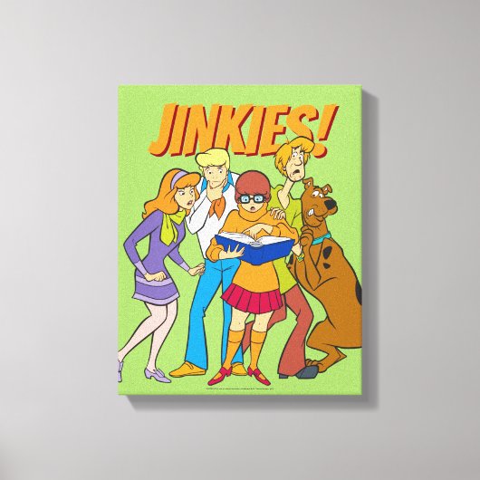 Scooby-Doo and the Gang Investigate Book Canvas Afdruk (Voorkant)