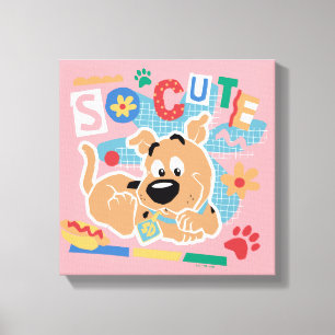 Scooby-Doo   Baby Scooby-Doo So Cute Canvas Afdruk