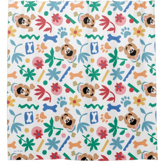 Scooby-Doo | Baby Scooby-Doo So Cute Pattern Douchegordijn (Voorkant)