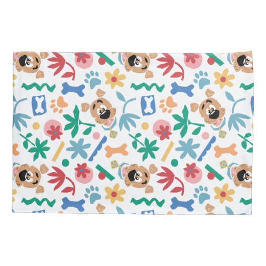 Scooby-Doo | Baby Scooby-Doo So Cute Pattern Kussensloop (Achterkant)