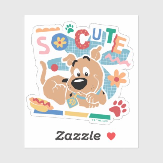 Scooby-Doo | Baby Scooby-Doo So Cute Sticker (Vel)