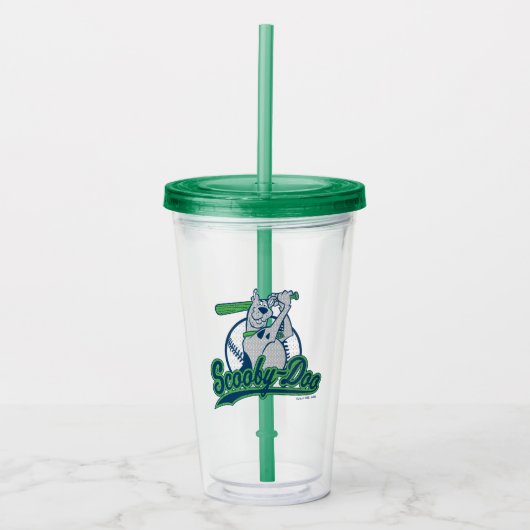 Scooby-Doo Baseball Logo Acryl Drinkbeker (Voorkant)