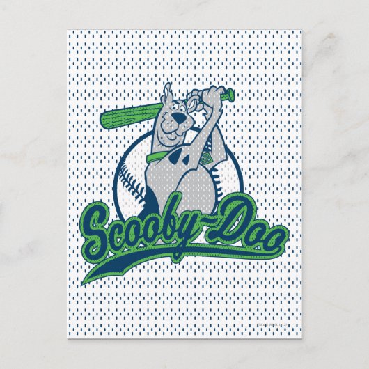Scooby-Doo Baseball Logo Briefkaart (Voorkant)