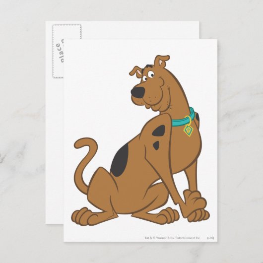 Scooby-Doo Bashful Pose Briefkaart (Voorkant / Achterkant)