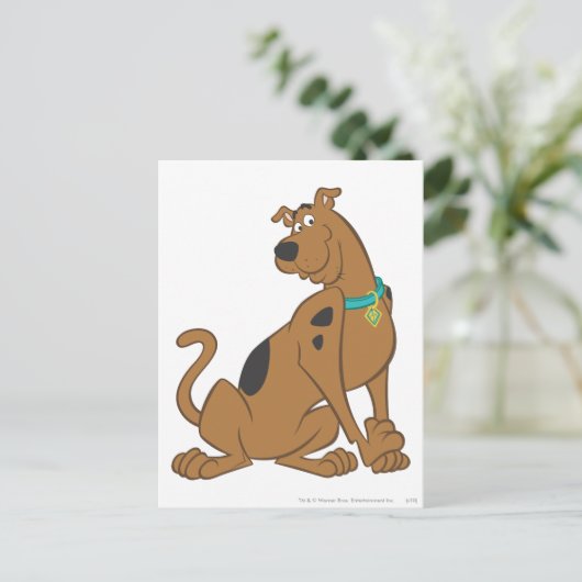 Scooby-Doo Bashful Pose Briefkaart (Staand voorkant)