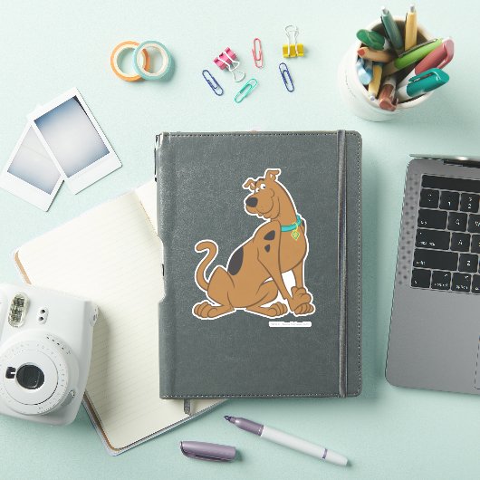 Scooby-Doo Bashful Pose Sticker (iPad Cover)