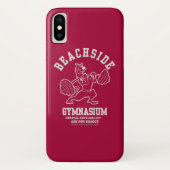 Scooby-Doo "Beachside Gymnasium" Gewichtsopheffing Case-Mate iPhone Case (Achterkant)