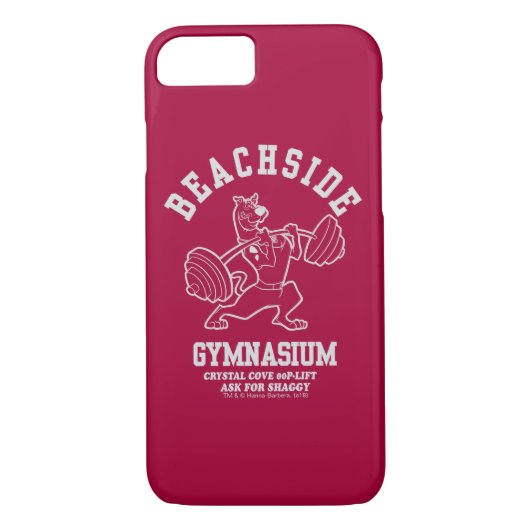 Scooby-Doo "Beachside Gymnasium" Gewichtsopheffing Case-Mate iPhone Case (Achterkant)