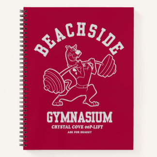 Scooby-Doo "Beachside Gymnasium" Gewichtsopheffing Notitieboek