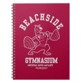 Scooby-Doo "Beachside Gymnasium" Gewichtsopheffing Notitieboek (Voorkant)