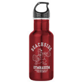 Scooby-Doo "Beachside Gymnasium" Weightlifting Waterfles (Voorkant)