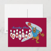 Scooby-Doo Bowling Briefkaart (Voorkant / Achterkant)