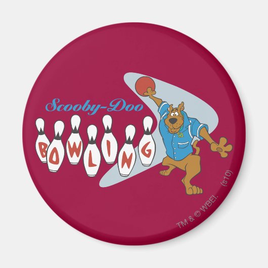 Scooby-Doo Bowling Magneet (Voorkant)