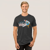 Scooby-Doo Bowling Tri-Blend Shirt (Voorkant volledig)