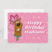 Scooby-Doo Butterfly Kisses Briefkaart (Voorkant / Achterkant)