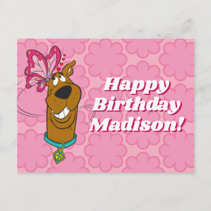 Scooby-Doo Butterfly Kisses Briefkaart