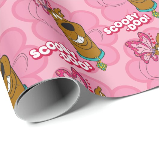 Scooby-Doo Butterfly Kisses Cadeaupapier (Rol Hoek)