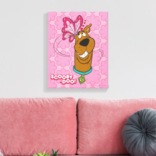Scooby-Doo Butterfly Kisses Canvas Afdruk (Insitu (Woonkamer))