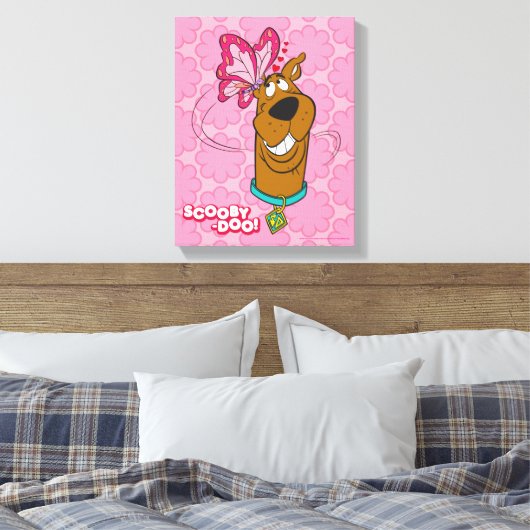 Scooby-Doo Butterfly Kisses Canvas Afdruk (Insitu (Slaapkamer))
