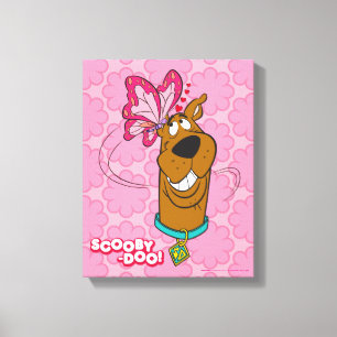 Scooby-Doo Butterfly Kisses Canvas Afdruk