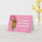 Scooby-Doo Butterfly Kisses Kaart (Gele Bloem)