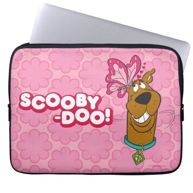 Scooby-Doo Butterfly Kisses Laptop Sleeve (Voorkant)