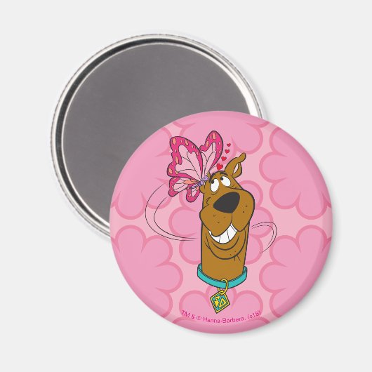 Scooby-Doo Butterfly Kisses Magneet (Voorkant / Achterkant)