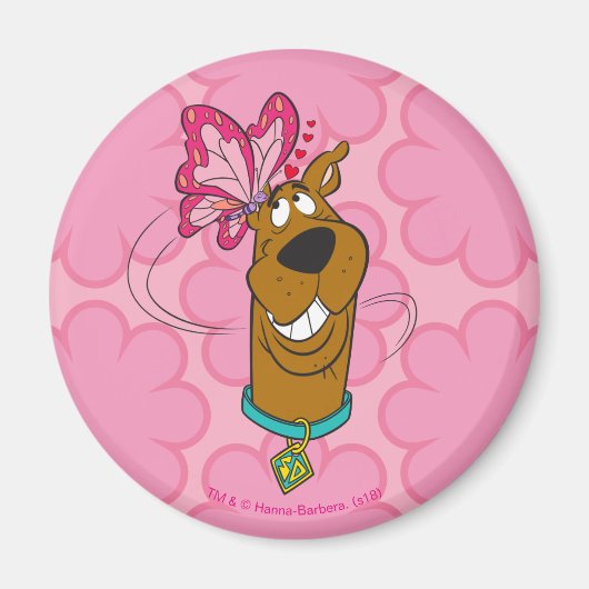 Scooby-Doo Butterfly Kisses Magneet (Voorkant)