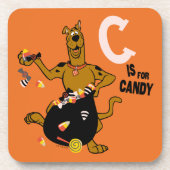 Scooby-Doo | C is voor Snoep Bier Onderzetter (Voorkant)