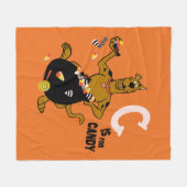 Scooby-Doo | C is voor Snoep Fleece Deken (Voorkant (Horizontaal))
