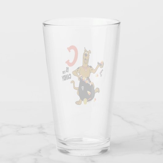 Scooby-Doo | C is voor Snoep Glas (Achterkant)