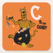 Scooby-Doo | C is voor Snoep Kartonnen Onderzetters (Voorkant)
