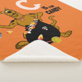 Scooby-Doo | C is voor Snoep Sherpa Deken (3/4)