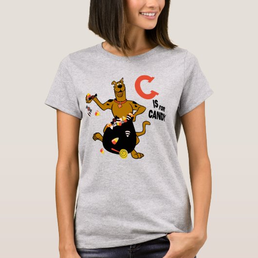 Scooby-Doo | C is voor Snoep T-shirt (Voorkant)