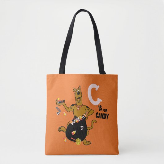 Scooby-Doo | C is voor Snoep Tote Bag (Voorkant)