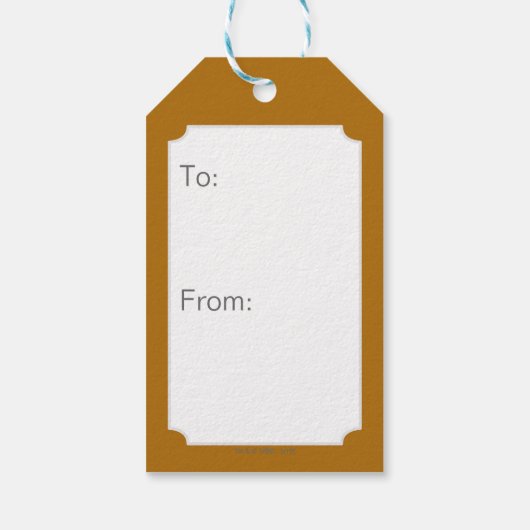 Scooby-Doo Camouflage Cadeaulabel (Achterkant)