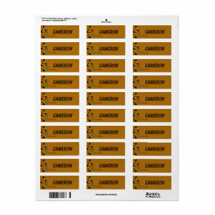 Scooby-Doo Camouflage Kinderen labels
