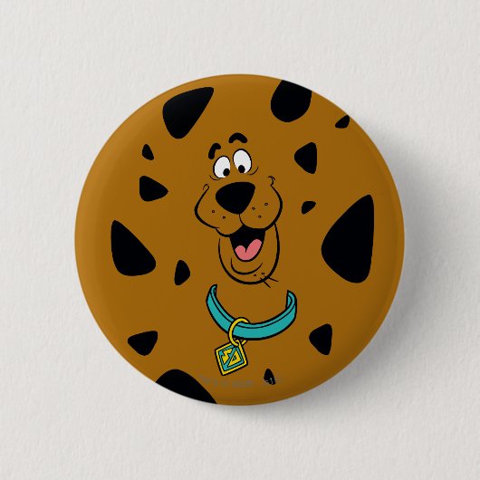 Scooby-Doo Camouflage Ronde Button 5,7 Cm (Voorkant)