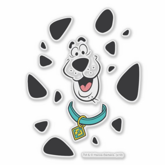 Scooby-Doo Camouflage Sticker (Voorkant)