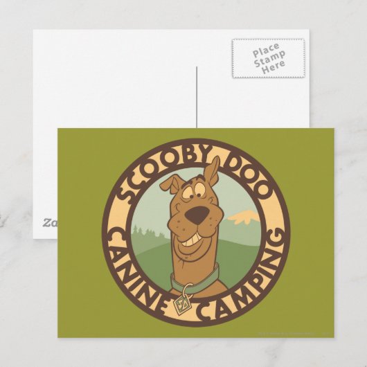 Scooby-Doo "Canine Camping" Briefkaart (Voorkant / Achterkant)