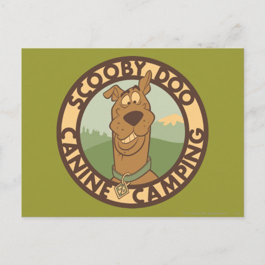 Scooby-Doo "Canine Camping" Briefkaart (Voorkant)