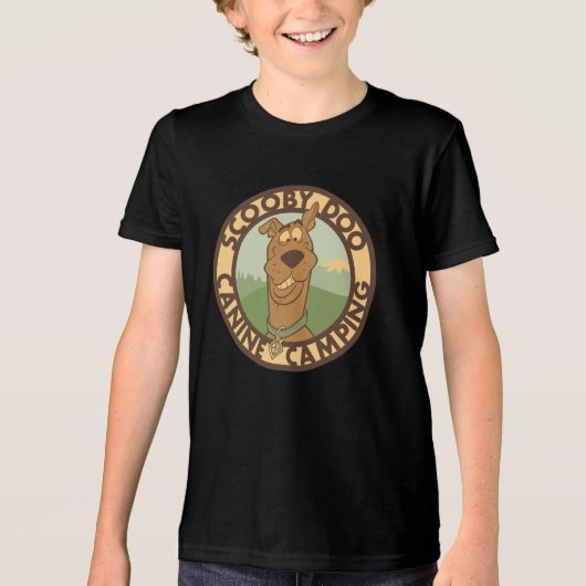 Scooby-Doo "Canine Camping" Tri-Blend Shirt (Voorkant)