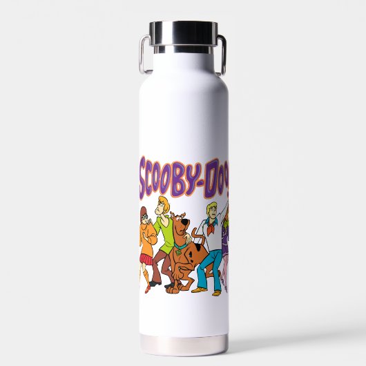Scooby-Doo-cartoon roestvrijstalen fles (Voorkant)