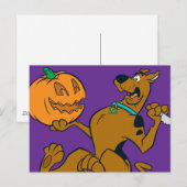 Scooby-Doo Carving Pumpkin Briefkaart (Voorkant / Achterkant)