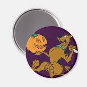 Scooby-Doo Carving Pumpkin Magneet (Voorkant / Achterkant)