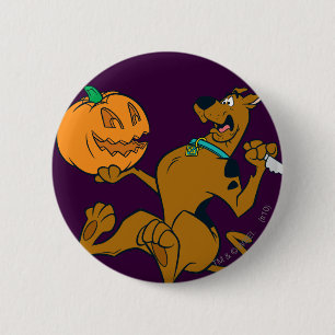 Scooby-Doo Carving Pumpkin Ronde Button 5,7 Cm
